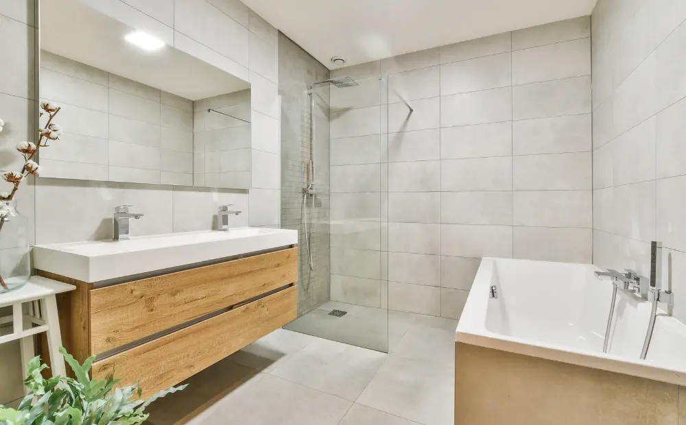 Badezimmersanierung und Fliesenverlegung in Darmstadt-Mitte